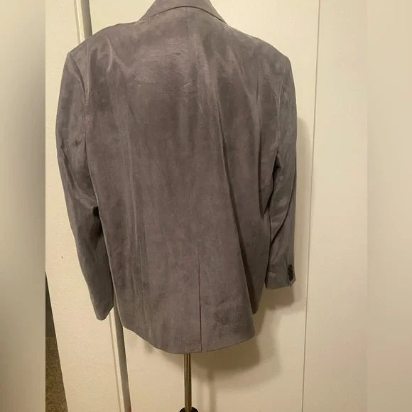 NWOT ALLSAINTS GREY 
Elle Double-Breasted Blazer BOXY FIT - Picture 12 of 16